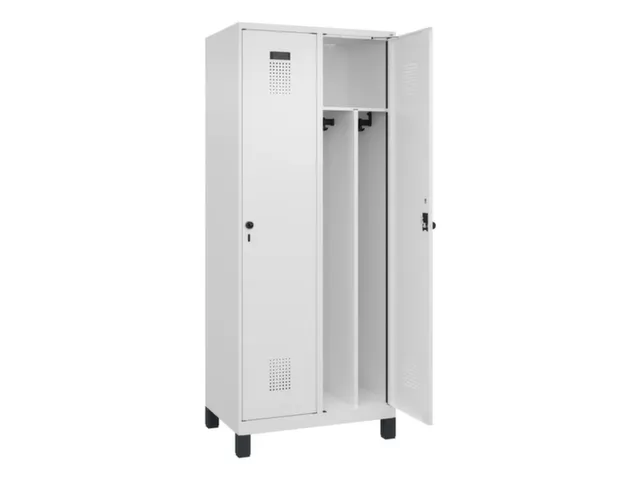 locker voor scheiding van kleding,HxBxD 1950x800x500mm,2vak