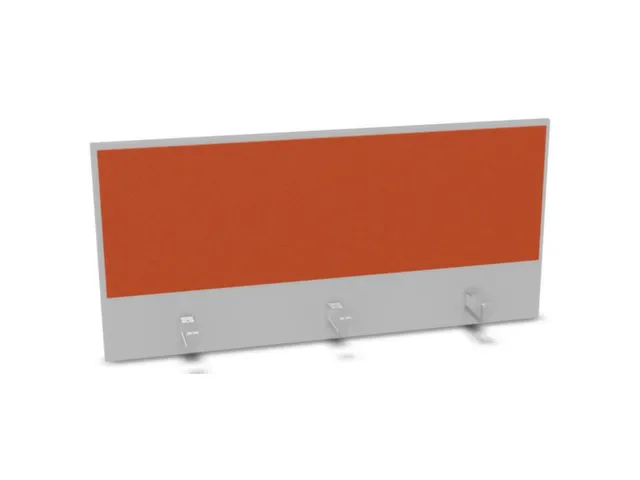 opzetpaneel bureau aanbouw achter MP-lichtgrijs BN3012-oranje 1200mm