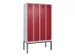 locker voor scheiding van kleding,HxBxD 2120x1200x500mm,4vak