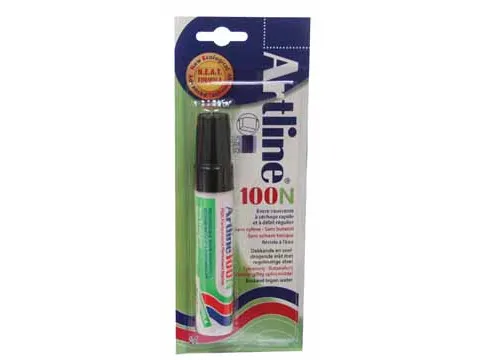 Permanent marker Artline 100 zwart op blister