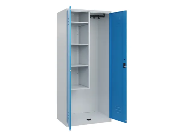 schoonmaakkast,HxBxD 1850x800x500mm,links 4vakken