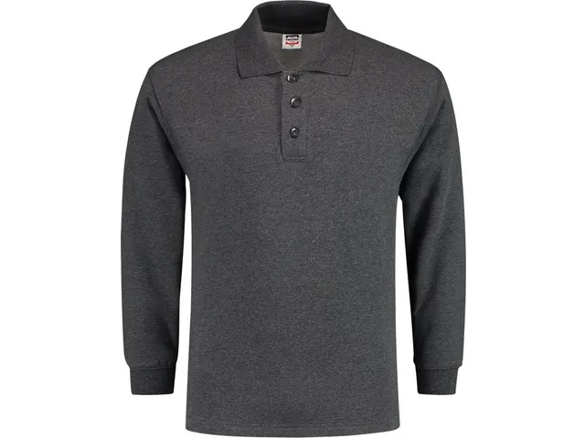 Tricorp PS280 301004 polosweater, lichtgrijs/zwart, maat 5XL, per stuk