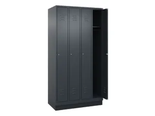 locker,HxBxD 1950x1000x500mm,4vak,vak B 250mm,cil.-slot,sokkel - 1