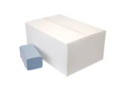 Handdoekpapier 50785 Z-vouw REC blauw 1-Laags 23x25cm 5000 Stuks