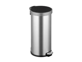Aria pedaalemmer rond 35 Liter mat RVS - 1