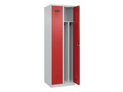 locker voor scheiding van kleding,HxBxD 1850x600x500mm,2vak