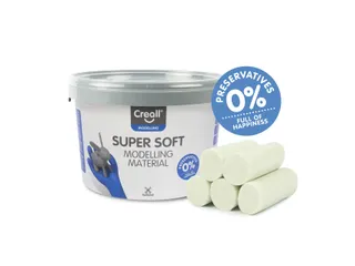 Klei Creall supersoft wit 1750gram - 3