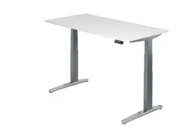 Elektrisch in hgte vst. zit-sta-bureau,HxBxD 650-1290x1600x800mm