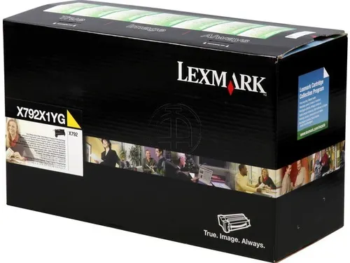 Tonercartridge Lexmark X 792 x 1 yg Retourprogramma Geel