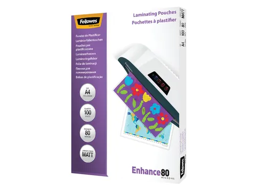 Lamineerhoes Fellowes A4 Mat 80 Micron
