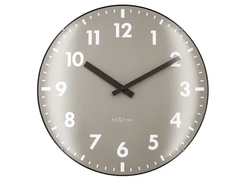 Wandklok NeXtime Duomo 35cm kaki