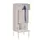 Z-garderobekast,HxBxD 2100x800x800mm,vak B 400mm,RAL7035,front RAL6011