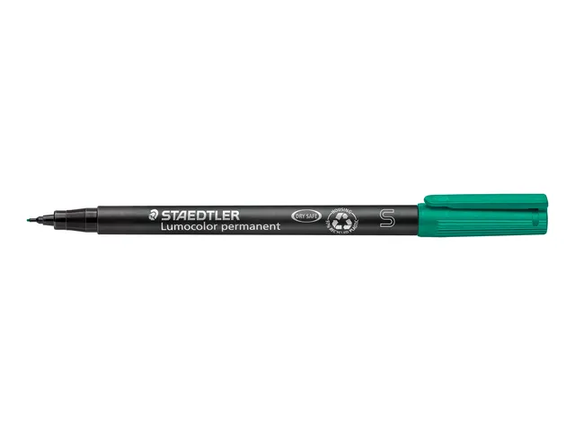 Viltstift Staedtler OHP Lumocolor 313 Groen Super fijn 0.4mm