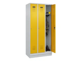 locker,HxBxD 1950x900x500mm,3vak,vak B 300mm,cil.-slot,sokkel - 1