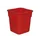 Vierkante Brute container 106 liter Rood Rubbermaid