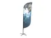 Beach Flag Alu Wind/Paddle 255cm excl. voet 25mm Rotator