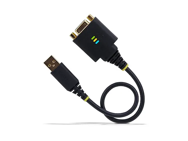 Adaptateur USB-A vers Null Modem DB9 RS232 30cm