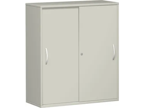Schuifdeurkast 1150x1000x430mm Romp Lichtgrijs Decor Front Lichtgrijs