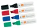 Viltstift Nobo whiteboard Glide schuin assorti 10mm 4st