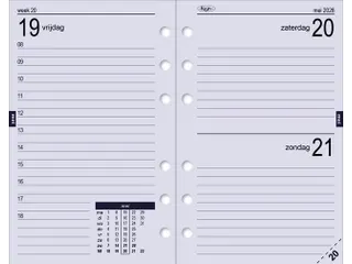 Agendavulling 2027 Kalpa Senior 1dag/1pagina - 9