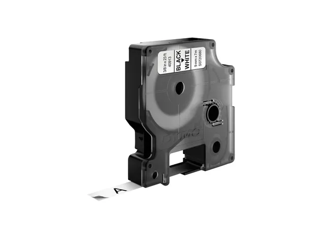 Labeltape Dymo 40913 D1 S720680 9mmx7m zwart op wit