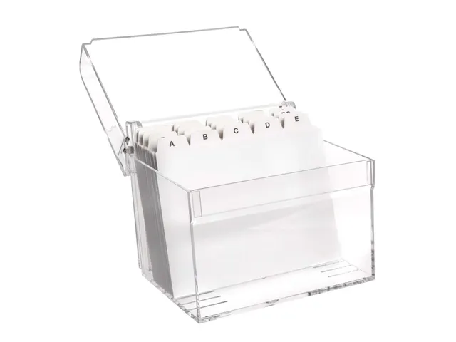 Kaartenbak Maul met index DIN A6 acryl
