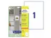 Avery Zweckform L7877 Sterk klevende etiketten A4 210x297mm 20 stuks