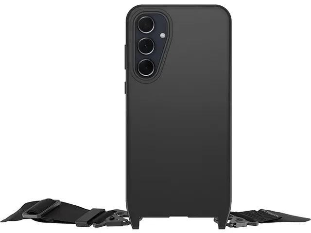 React Necklace Hoesje met koord Galaxy A35 5g zwart