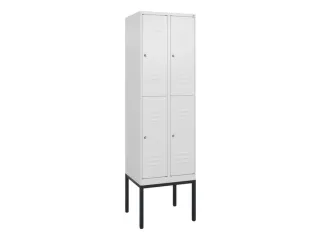 dubbeldekse locker,HxBxD 2120x600x500mm,2x2vak.,vak B 300mm - 1