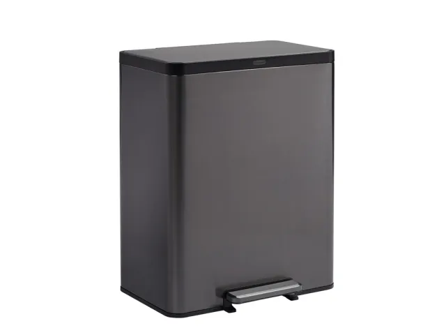 Elite Step-On Pedaalemmer 60 liter Metallic Grafiet