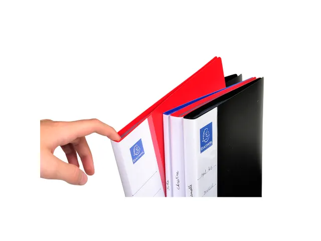 Protège-documents en polypropylène rigide avec porte étiquette 3 fa