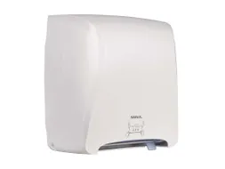 Handdoekdispenser papieren rol MAULcare Autocut Wit