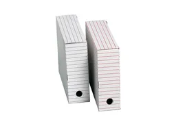 Archiefdoos set van 2 Dozen 310x85x245mm wit