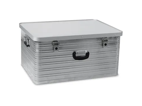 Aluminium transportbox,HxLxB 385x765x585mm,141l,wanden gesloten