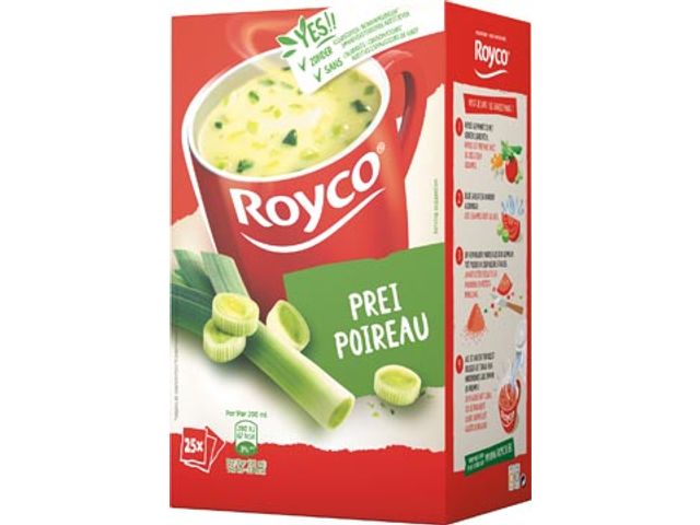 Royco Minute Soup Classic Prei, Pak Van 25 Zakjes | SoepOpHetWerk.nl
