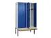 locker met bank,voor scheiding van kleding,HxBxD 2120x1200x815mm,4vak