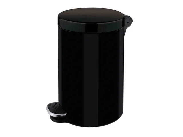 pedaalemmer,3l,HxØ 260x170mm,binnenbak kunststof,romp staal zwart