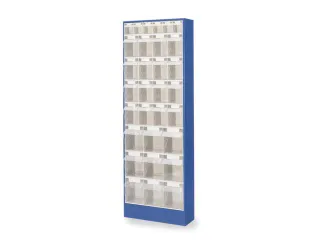 Transparante Magazijnbakken 31Bakken Abs-Kunststof Corpus Ral5007 - 1