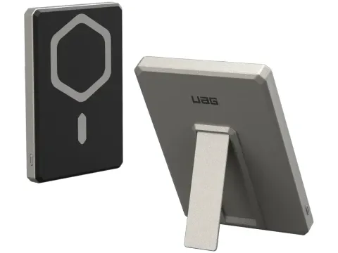Ultra Slim MagSafe Powerbank 20W met Standaard 5.000mAh Titanium