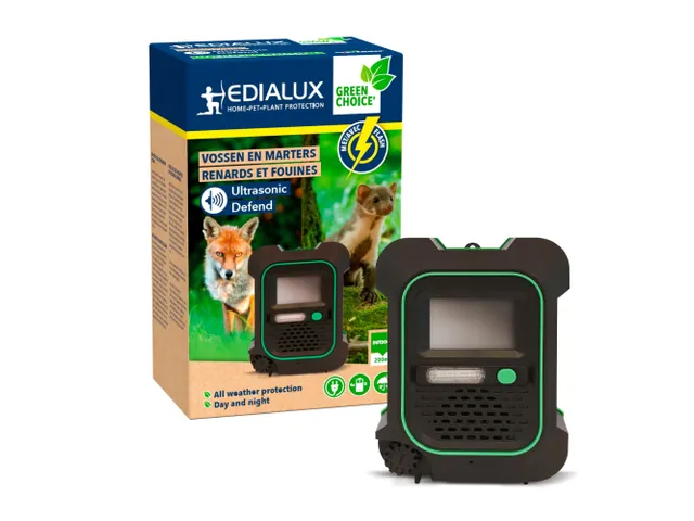 Répulsif animaux ultrason extérieur avec flash LED