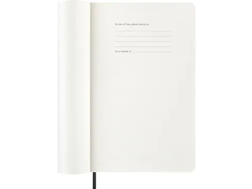 Agenda 2027 Moleskine 12M Planner Weekly 7dag/1pagina large sc black