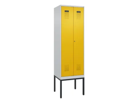 locker voor scheiding van kleding,HxBxD 2120x600x500mm,2vak