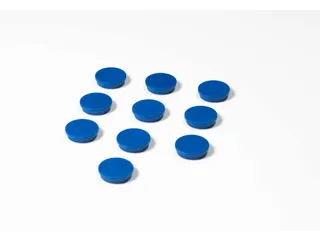 Memomagneten Smit Visual Rond 30mm Blauw 10 stuks - 1