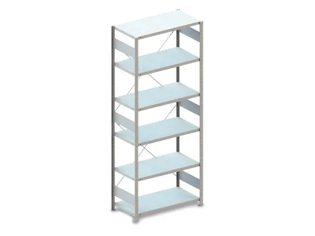 Inhaakstelling Basisveld 2500x1056x536mm 6legborden 100kg