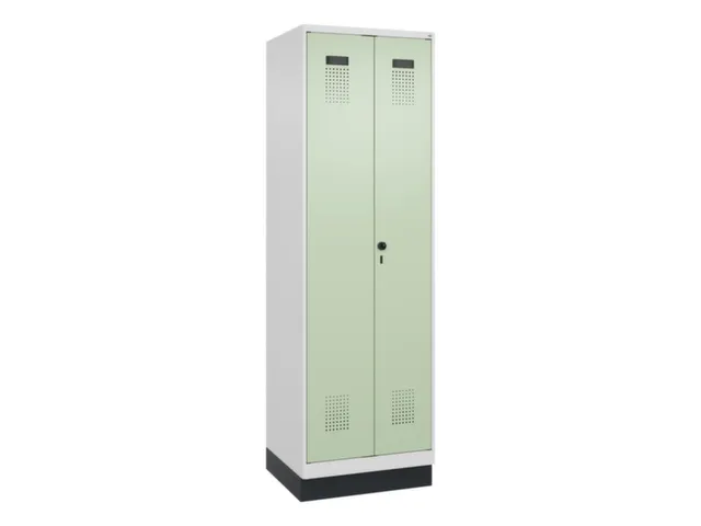 locker voor scheiding van kleding,HxBxD 1950x600x500mm,2vak