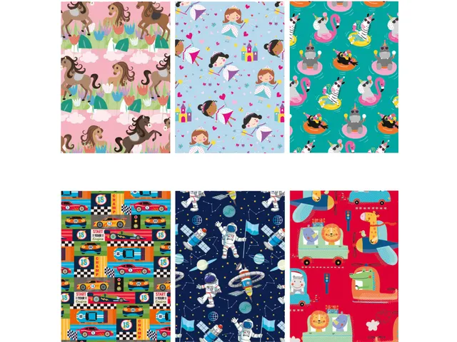 Inpakpapier IG Group Kids 200x70cm assorti