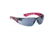 Veiligheidsbril Rush+ RUSHPPSF Rood Zwart Polycarbonaat Grijs