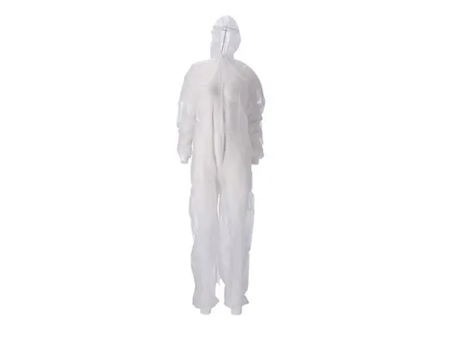 Overall CMT XXL non-woven ritssluiting PP wit 181cm lang 50 stuks