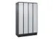 locker voor scheiding van kleding,HxBxD 1950x1200x500mm,4vak