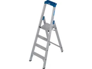 industriële ladder,eenzijdig,4treden m. R13-laag,treden met profiel - 1